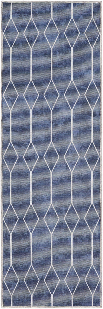 nourison new concept washables sr107 navy rug