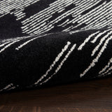 nourison ma30 star smr02 black ivory rug