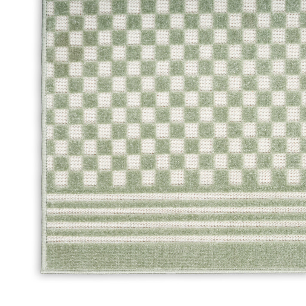 nourison care free caf02 green rug