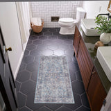 nourison new concept washables sr104 light grey blue rug