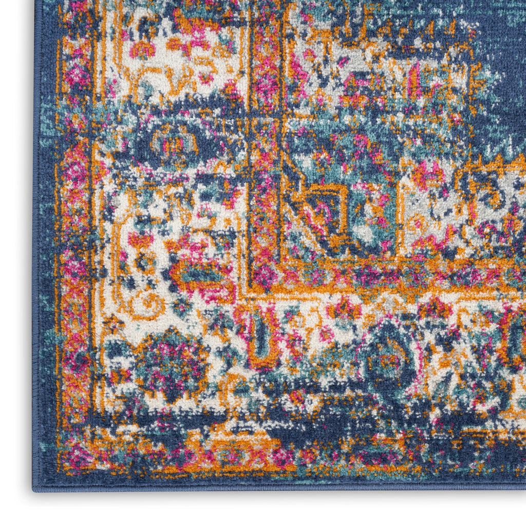 nourison passion psn03 navy rug