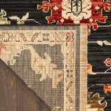 nourison antique bloom anb01 black rug