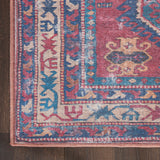 nourison new concept washables sr105 red navy rug
