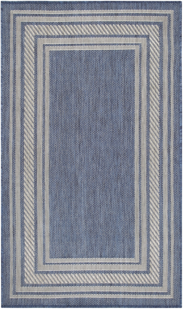 nourison horizon indoor outdoor hoz03 denim rug