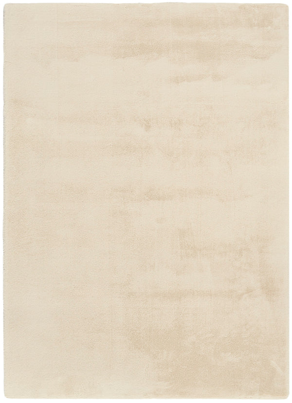nourison soft plush rabbit fur sff01 beige rug