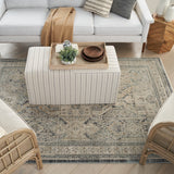 nourison lynx lnx01 ivory charcoal rug