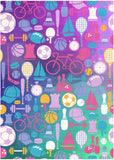 nourison imagination ima07 purple rug