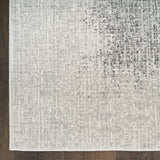 nourison grand street grn03 light grey rug