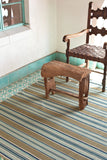 dash albert blue heron stripe rp41 multi rug