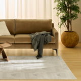 nourison nordic nrc05 ivory beige rug