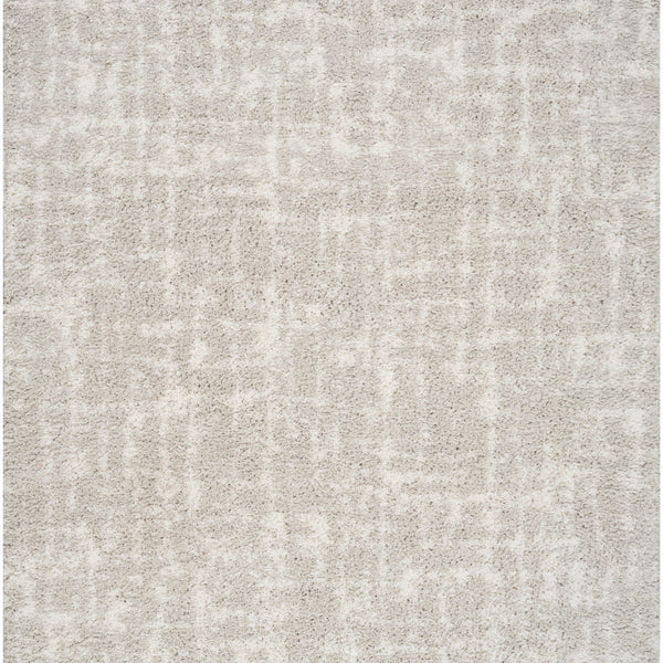 nourison modern shag mmd06 grey ivory rug