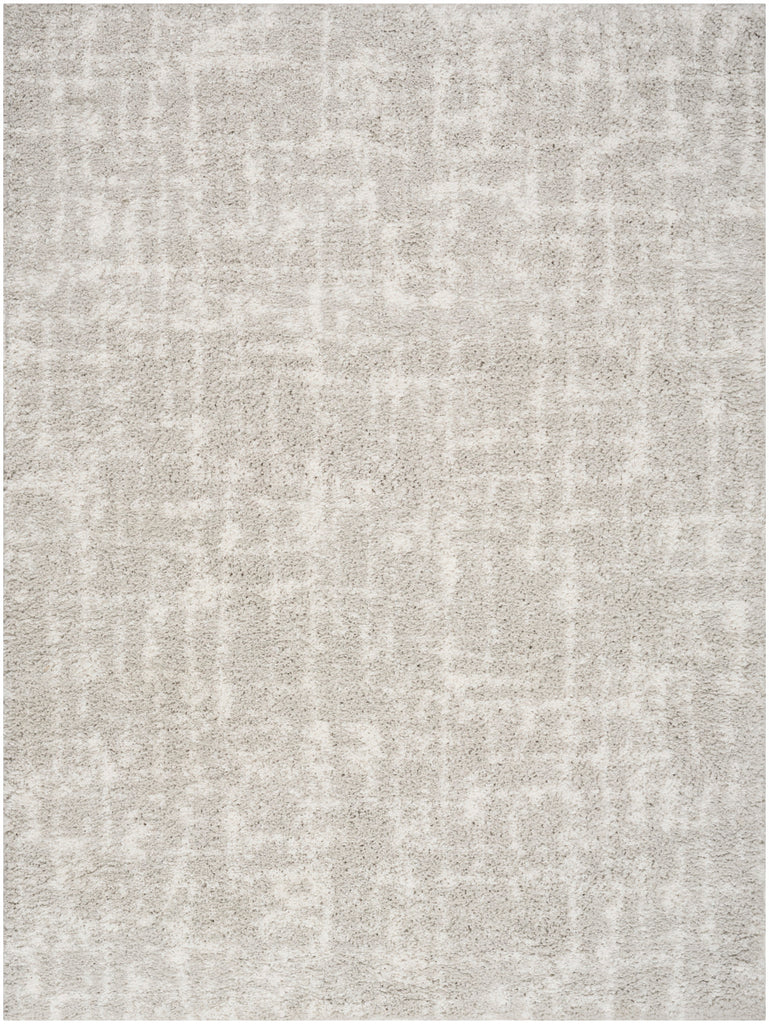 nourison modern shag mmd06 grey ivory rug