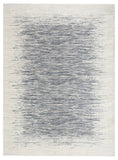 nourison grand street grn04 ivory blue rug