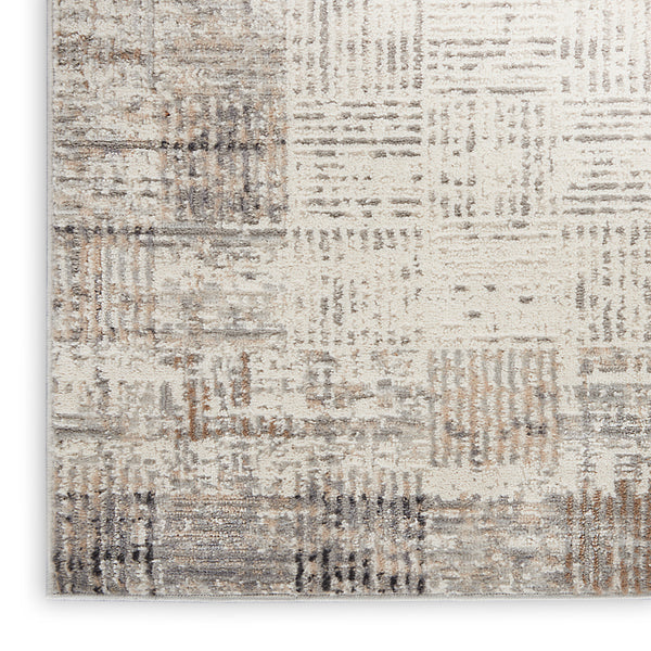 nourison elation etn05 ivory grey rug