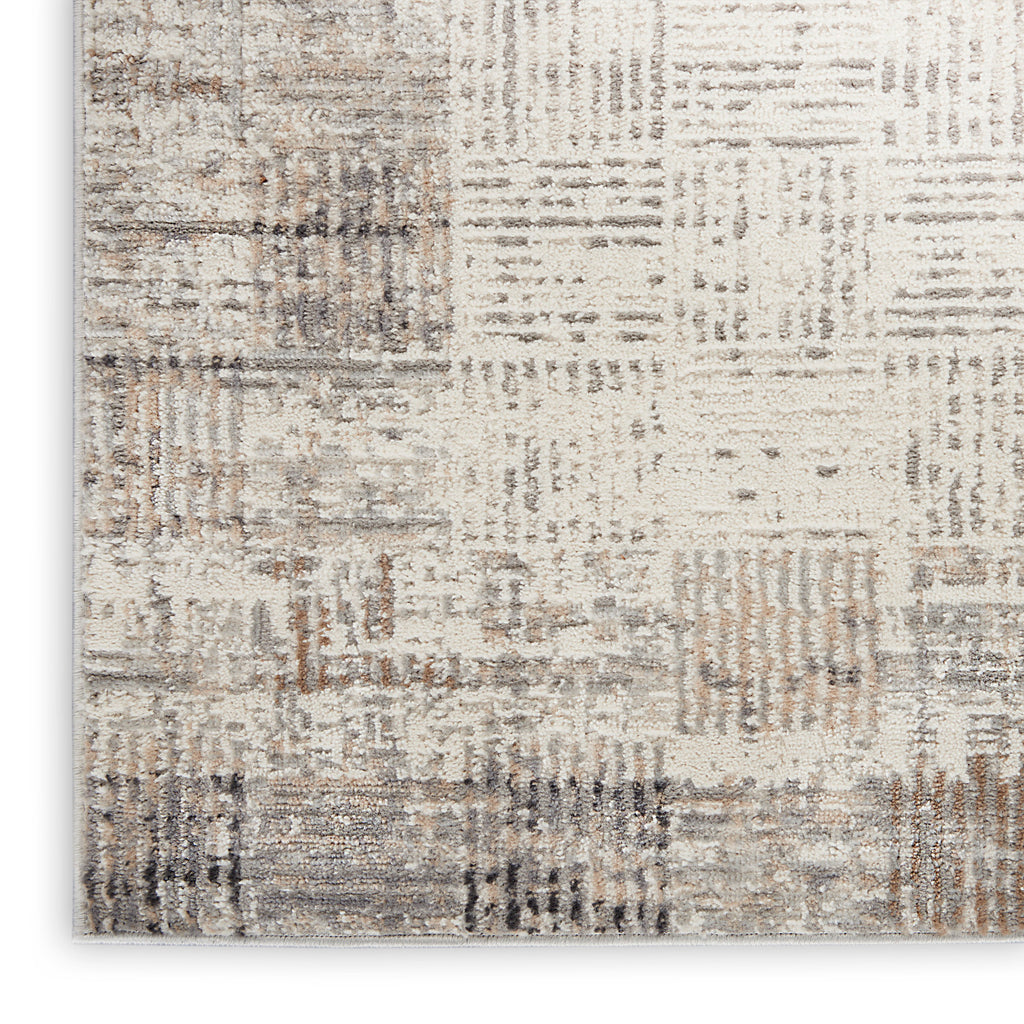 nourison elation etn05 ivory grey rug