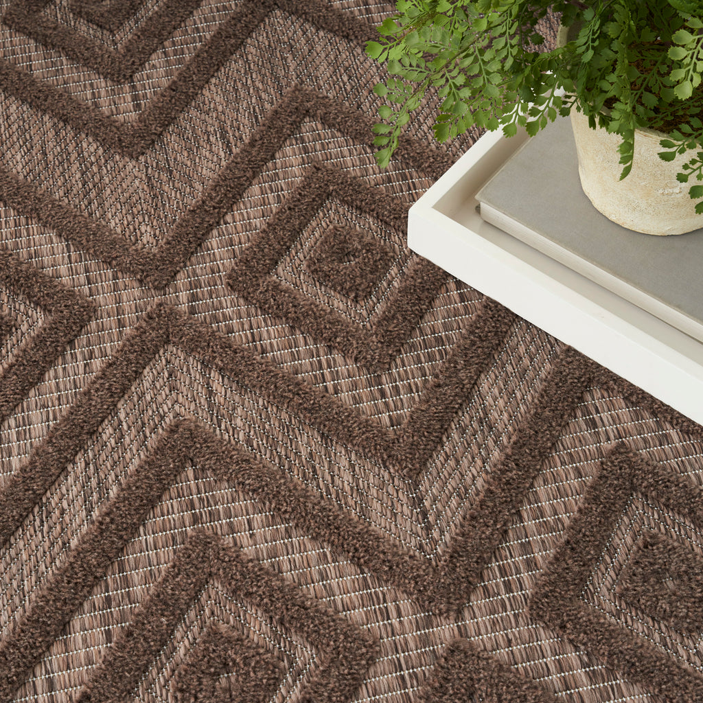nourison versatile nrv01 brown rug