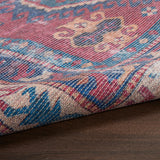 nourison new concept washables sr105 red navy rug