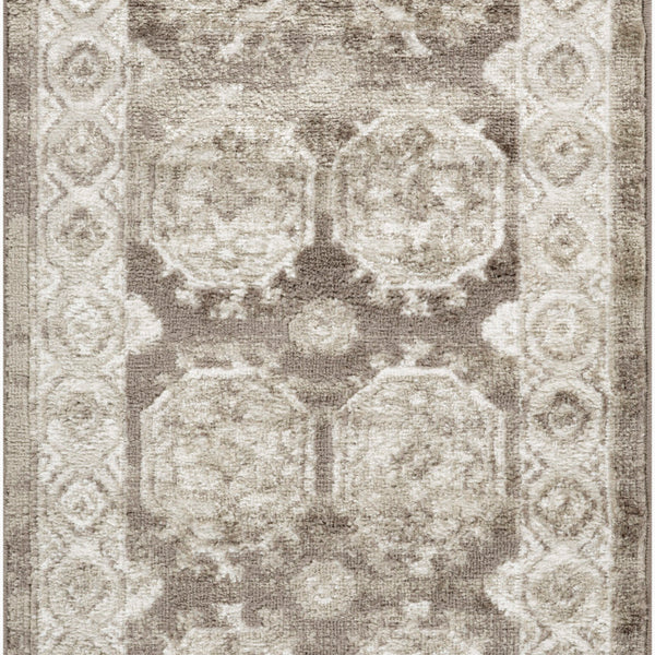 nourison dekor dek01 ivory brown rug