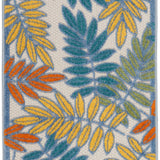 nourison aloha alh18 ivory multi rug
