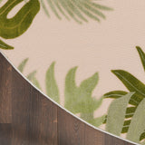nourison aloha alh40 ivory green rug