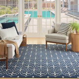 nourison nourison essentials nre04 navy ivory rug