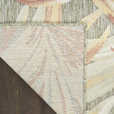 nourison aloha alh43 sage rose rug