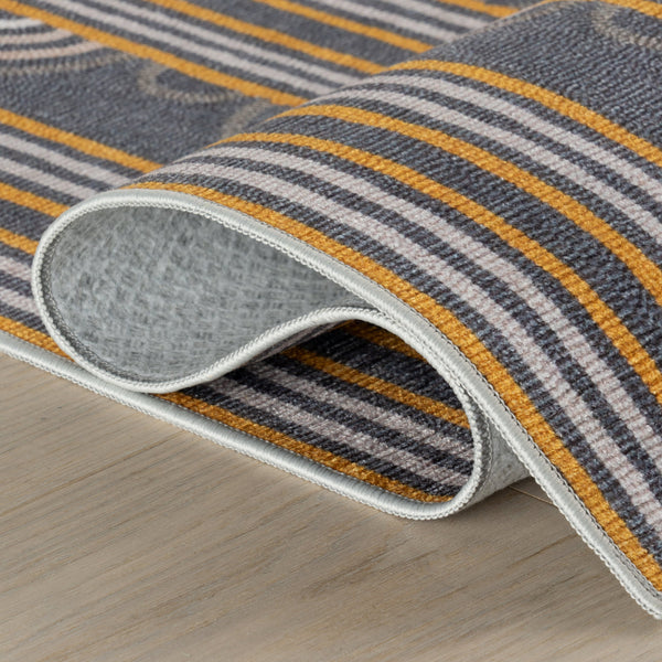 dash albert teahouse da2413 grey machine washable polyester rug