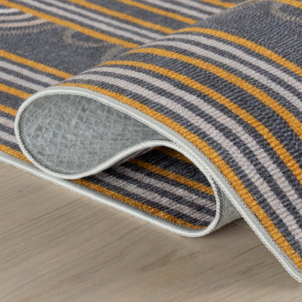 dash albert teahouse da2413 grey machine washable polyester rug