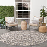 nourison aloha alh34 ivory grey rug
