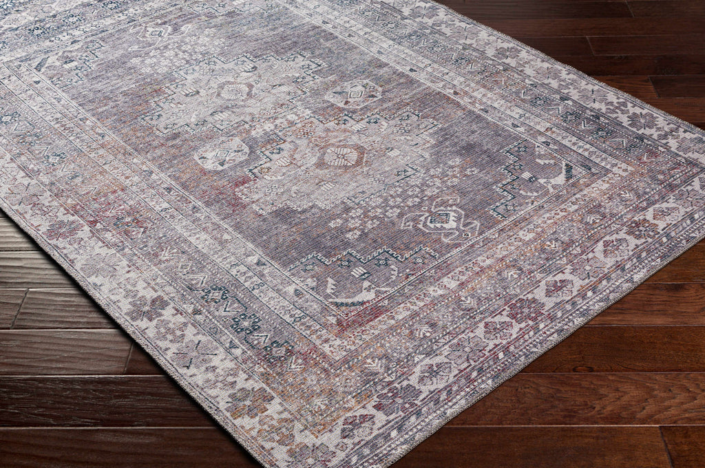 Hauteloom Eadestown EADE Charcoal Machine Made Chenille-Polyester Rug