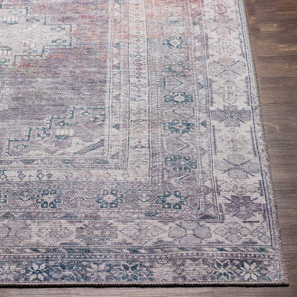Hauteloom Eadestown EADE Charcoal Machine Made Chenille-Polyester Rug