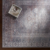 Hauteloom Eadestown EADE Charcoal Machine Made Chenille-Polyester Rug