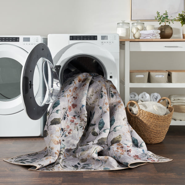nourison nourison washables nwb05 grey multicolor rug