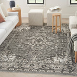 nourison quarry qua05 grey rug