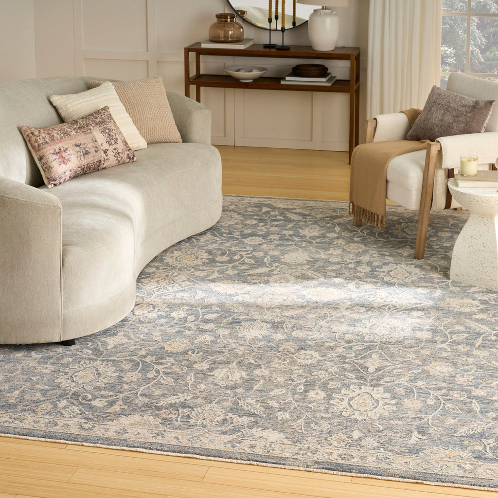 nourison retreat ret01 blue rug