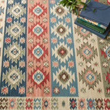dash albert balsam kilim da2203 multi woven flatwoven wool rug