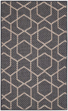 nourison horizon indoor outdoor hoz01 charcoal rug