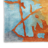 nourison prismatic prs29 gold multicolor rug