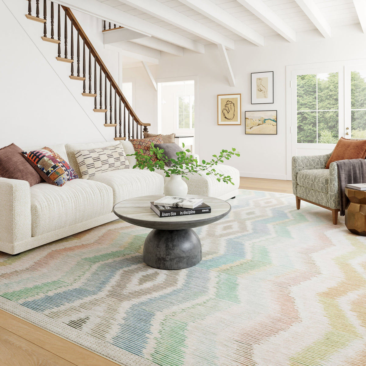 dash albert teahouse da2394 multi machine washable polyester rug