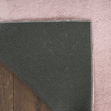 nourison soft plush rabbit fur sff01 lavender rug