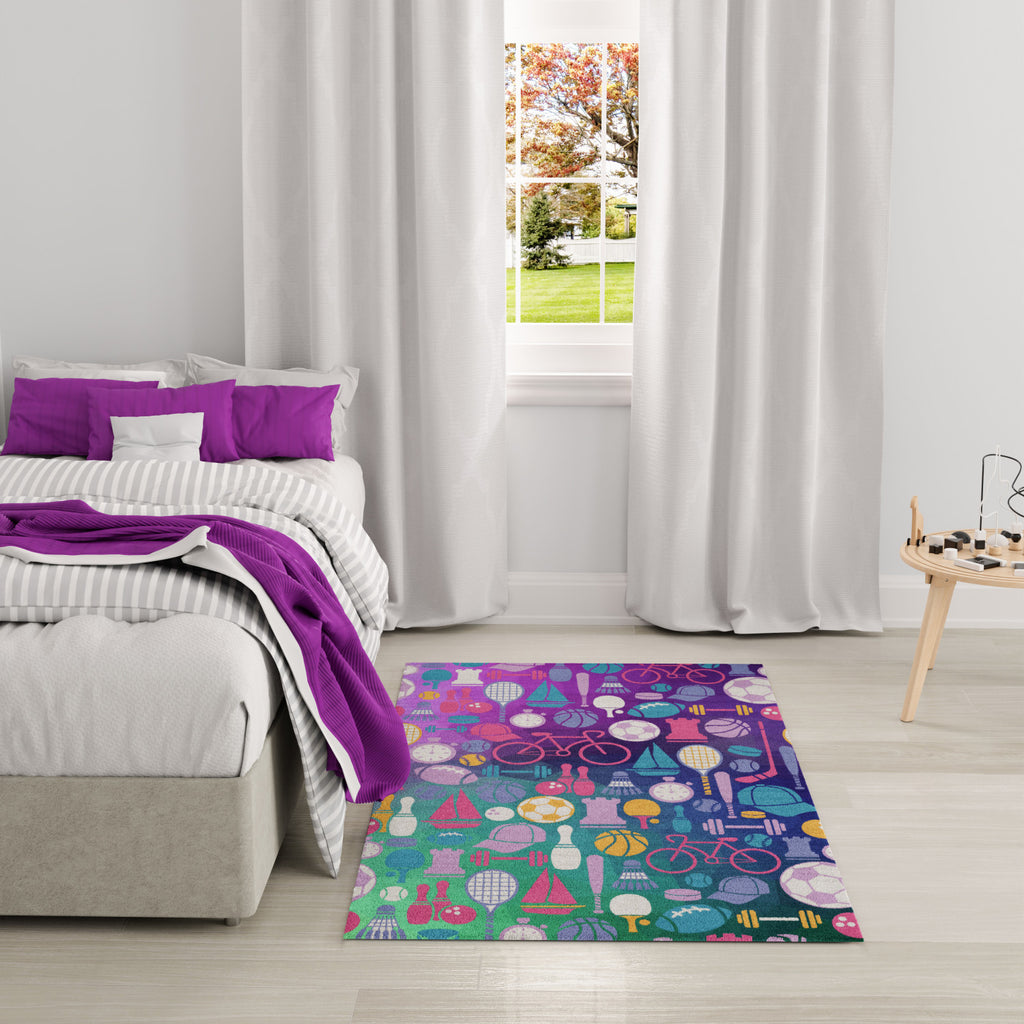 nourison imagination ima07 purple rug