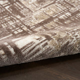 nourison dekor dek11 brown rug