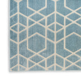 nourison washable charm wch01 blue ivory rug