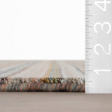 dash albert brindle stripe da2499 clay loom knotted wool rug