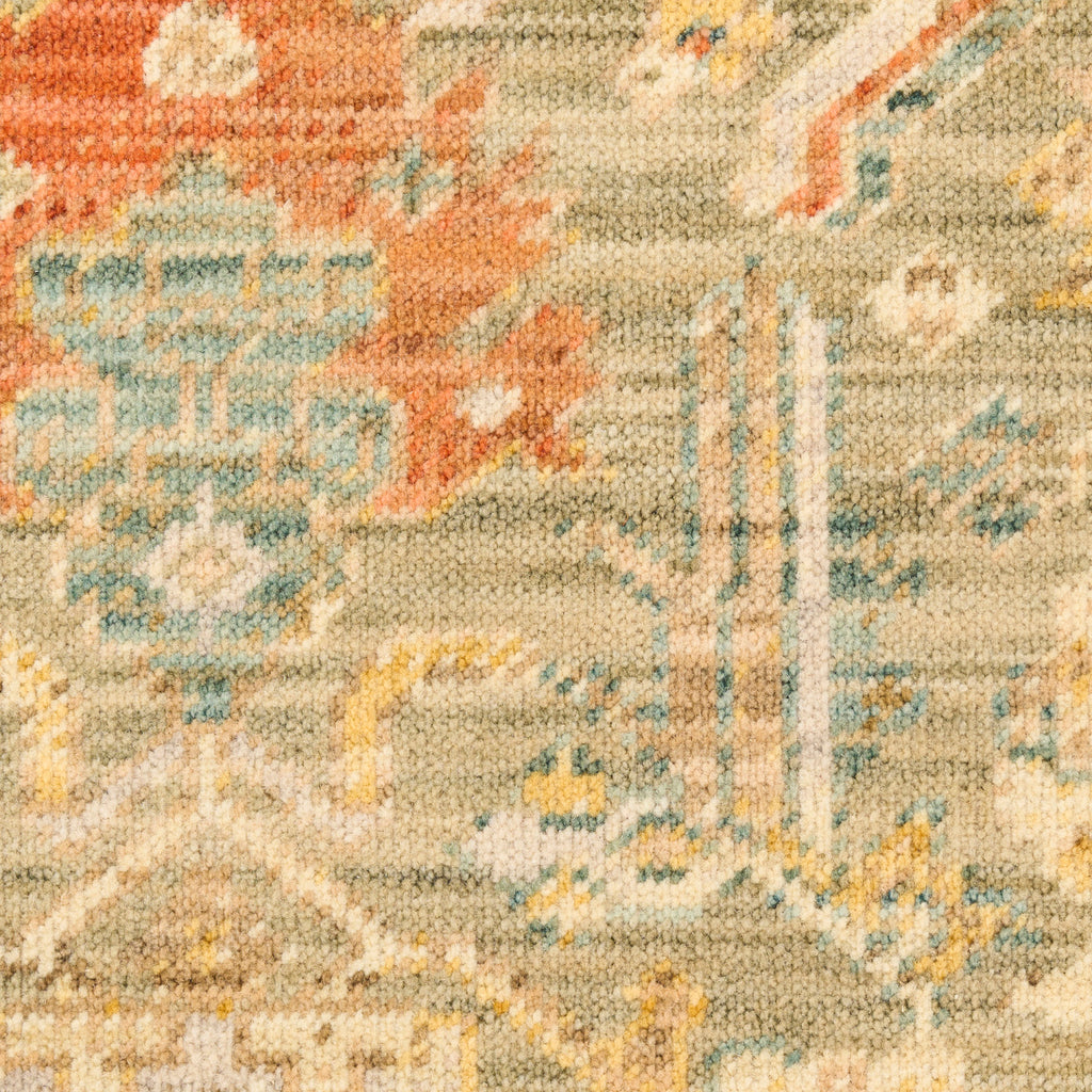 nourison antique bloom anb02 sage multicolor rug