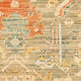 nourison antique bloom anb02 sage multicolor rug