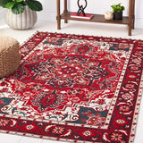 safavieh clearance easy care ecr105u red rug