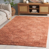 safavieh clearance easy care ecr222p rust rug