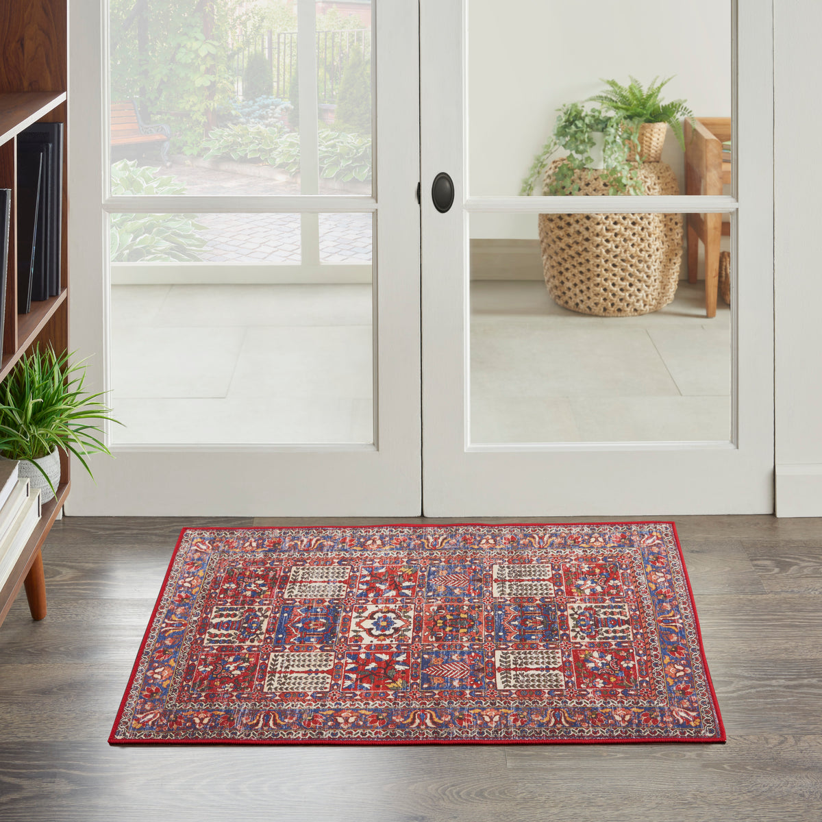 nourison fulton ful05 red rug