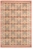nourison nordic nrc06 rust multicolor rug